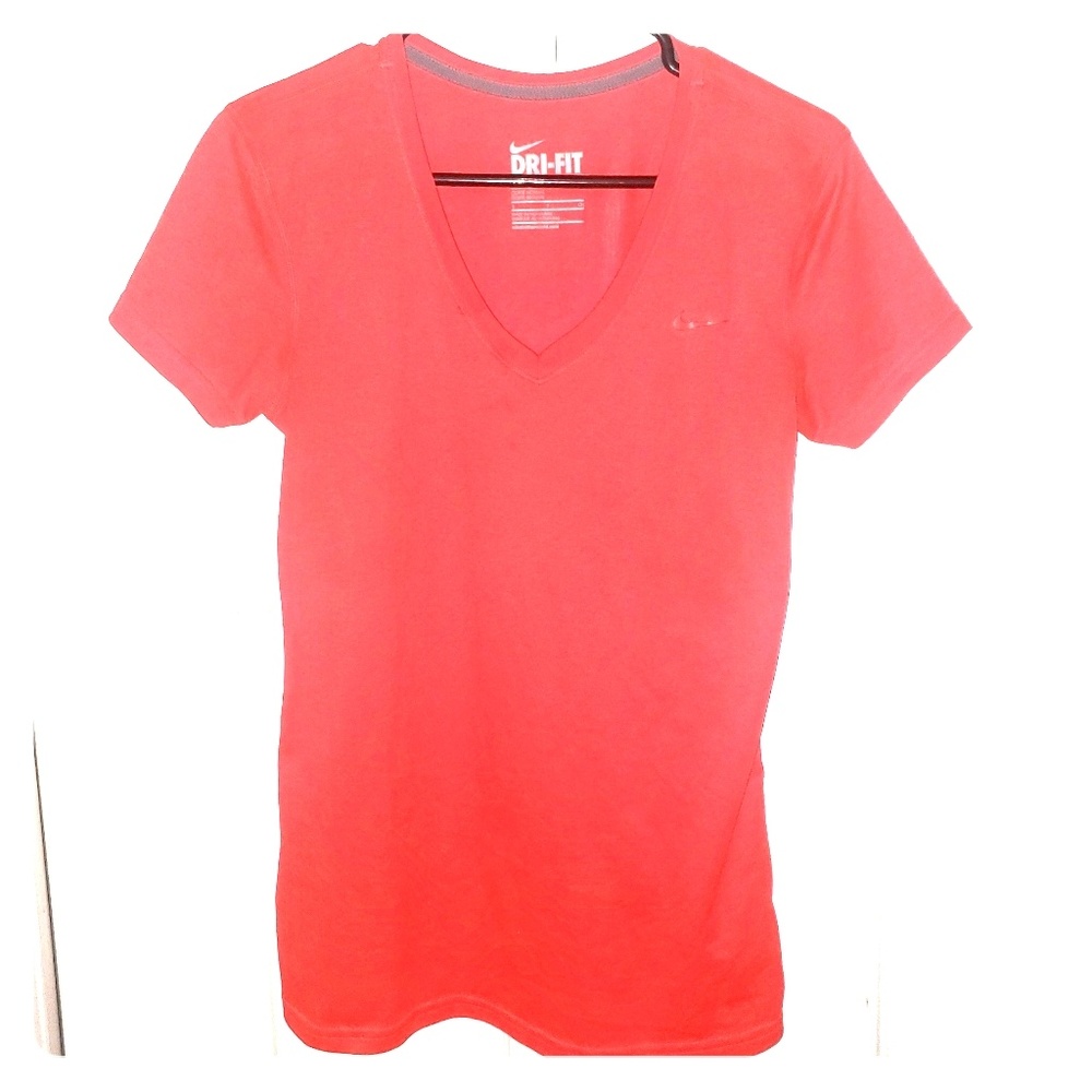 New Womens Small Nike Dri-Fit Shirt V-Neck Shirt